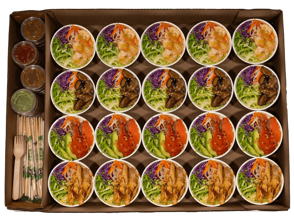 Mini Noodle Salad Box catering