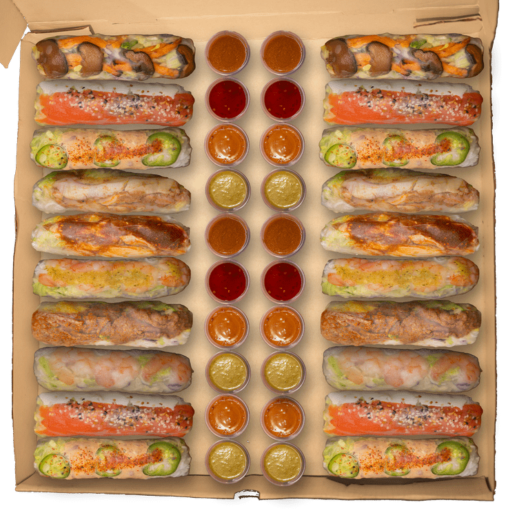 Salad Roll Box catering